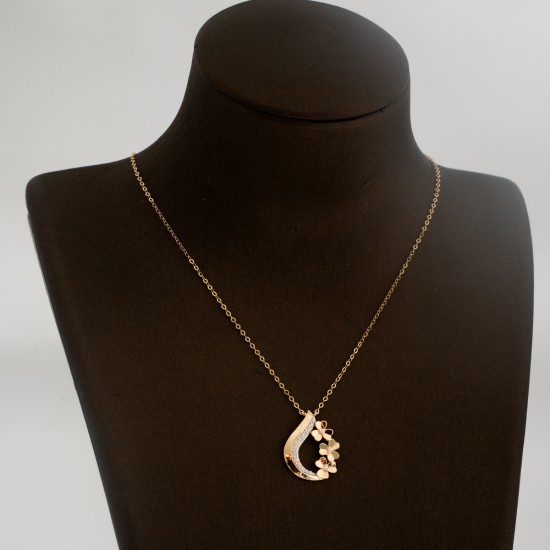 NK2039 عقد الوردة الأنيقة (الدمعة) NK2039 عقد الوردة الأنيقة (الدمعة)