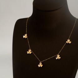 NK2033 عقد الوردة الأنيقة (ريلي)