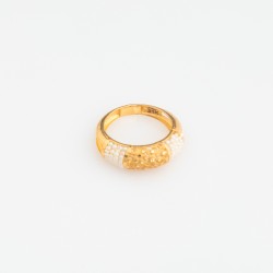 RN646 خاتم ناريند (لؤلؤ مقمّش"مقاسات متعددة")