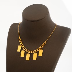 عقد سبيكة الجنزير ذهب صافي عيار 21 