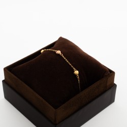 انسيال ذهب ايطالي  مصاغ بالذهب الملون عيار 18