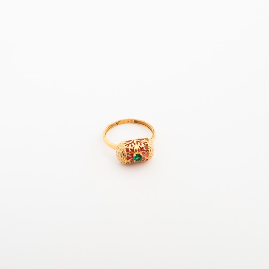 خاتم ذهب عيار 21