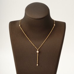 NK1284 عقد ذهب عيار 21