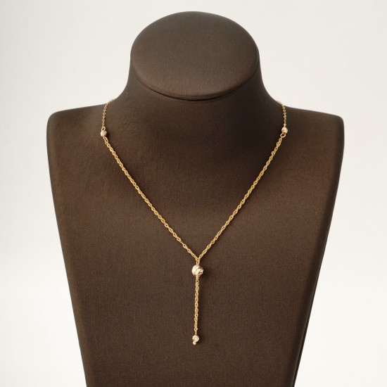 NK1284 عقد ذهب عيار 21