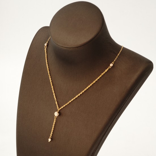 NK1284 عقد ذهب عيار 21