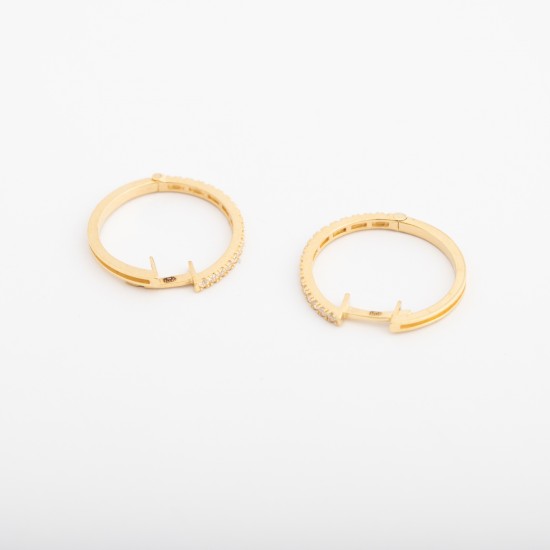 ER721 حلق لويزا ("كبير" متعدد الالوان)