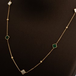 NK2076 عقد قولدفان ("تيلور" الوان متعددة) NK2076 عقد قولدفان ("تيلور" الوان متعددة)