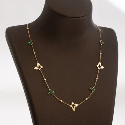 NK2079 عقد قولدفان ("الفراشة" الوان متعددة)