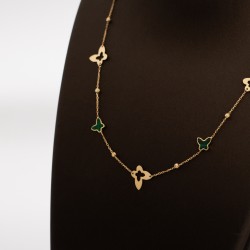 NK2079 عقد قولدفان ("الفراشة" الوان متعددة)