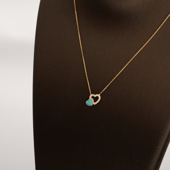 NK2067 عقد القلب ("ماريان" الوان متعددة)