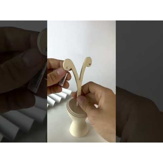 ER75 حلق سوليتير أبيض